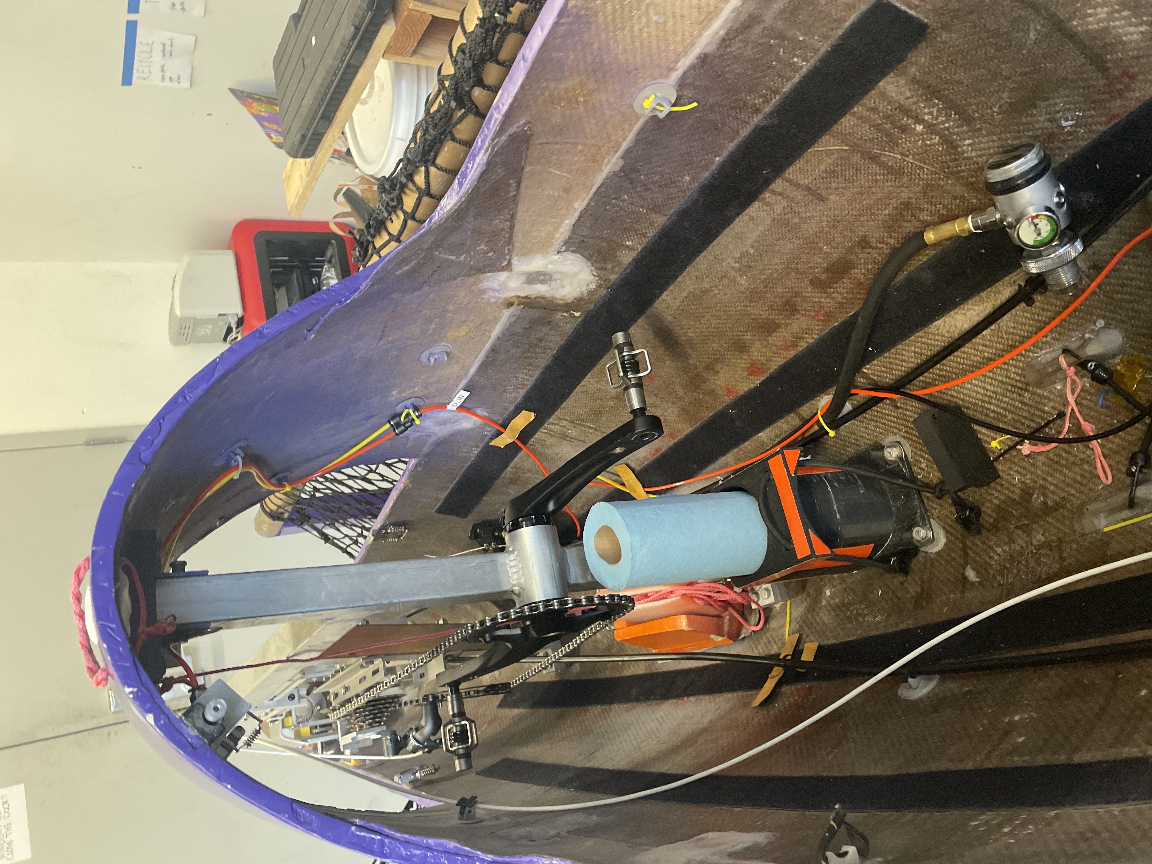HPS submarine in water