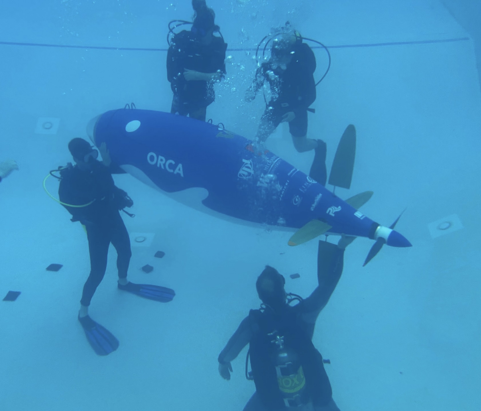 Underwater test photo
